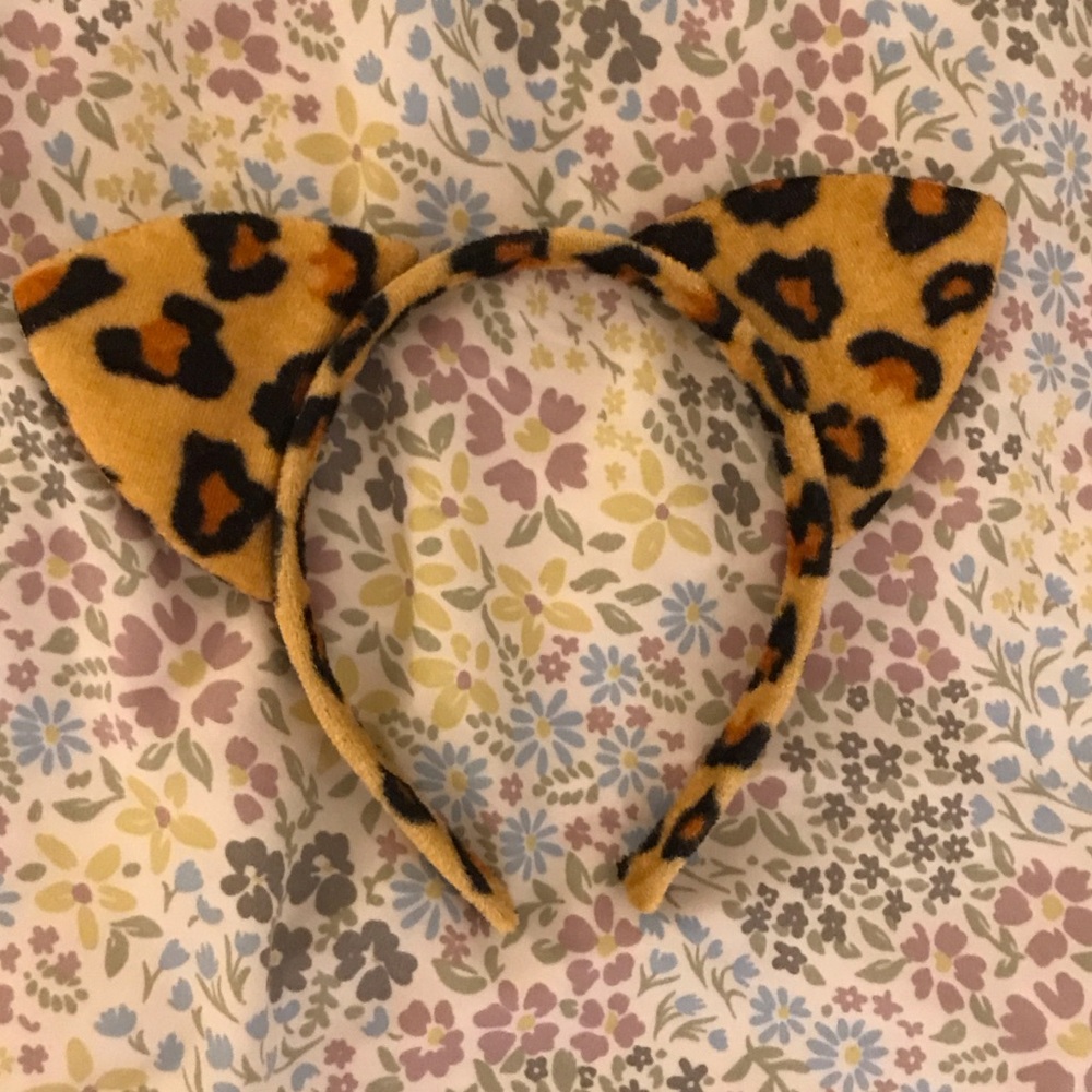 Leopard Print Cat Ear Headband